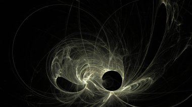 Fantezi kaotik renkli fraktal desen. Soyut Fraktal şekiller. 3D render resimde arka plan veya duvar kağıdı.