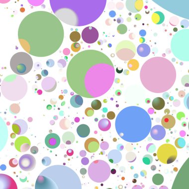 Çok renkli geometrik daire arka plan seamless modeli.