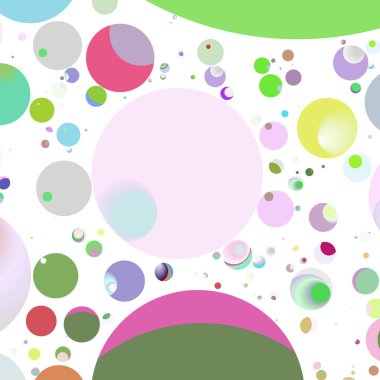 Çok renkli geometrik daire arka plan seamless modeli.