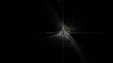 Fantezi kaotik renkli fraktal desen. Soyut Fraktal şekiller. 3D render resimde arka plan veya duvar kağıdı.