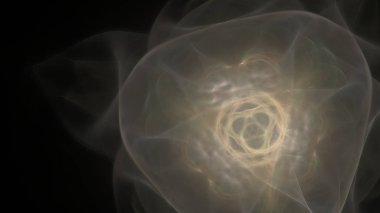 Fantezi kaotik renkli fraktal desen. Soyut Fraktal şekiller. 3D render resimde arka plan veya duvar kağıdı.