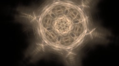 Fantezi kaotik renkli fraktal desen. Soyut Fraktal şekiller. 3D render resimde arka plan veya duvar kağıdı.