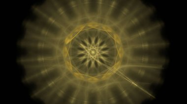 Fantezi kaotik renkli fraktal desen. Soyut Fraktal şekiller. 3D render resimde arka plan veya duvar kağıdı.