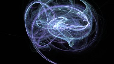 Fantezi kaotik renkli fraktal desen. Soyut Fraktal şekiller. 3D render resimde arka plan veya duvar kağıdı.