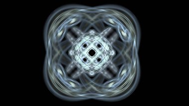 Fantezi kaotik renkli fraktal desen. Soyut Fraktal şekiller. 3D render resimde arka plan veya duvar kağıdı.