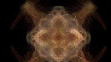 Fantezi kaotik renkli fraktal desen. Soyut Fraktal şekiller. 3D render resimde arka plan veya duvar kağıdı.