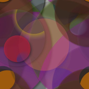 Çok renkli geometrik daire arka plan seamless modeli.