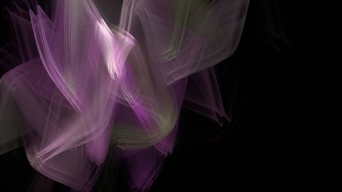 Fantezi kaotik renkli fraktal desen. Soyut Fraktal şekiller. 3D render resimde arka plan veya duvar kağıdı.