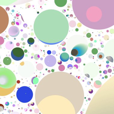 Çok renkli geometrik daire arka plan seamless modeli.
