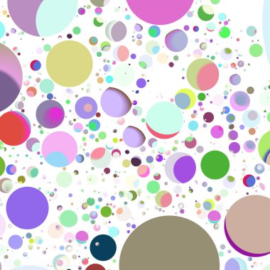 Çok renkli geometrik daire arka plan seamless modeli.