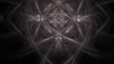 Fantezi kaotik renkli fraktal desen. Soyut Fraktal şekiller. 3D render resimde arka plan veya duvar kağıdı.