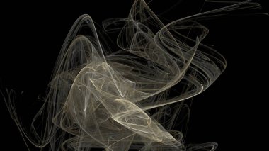 Fantezi kaotik renkli fraktal desen. Soyut Fraktal şekiller. 3D render resimde arka plan veya duvar kağıdı.