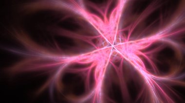 Fantezi kaotik renkli fraktal desen. Soyut Fraktal şekiller. 3D render resimde arka plan veya duvar kağıdı.