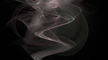 Fantezi kaotik renkli fraktal desen. Soyut Fraktal şekiller. 3D render resimde arka plan veya duvar kağıdı.