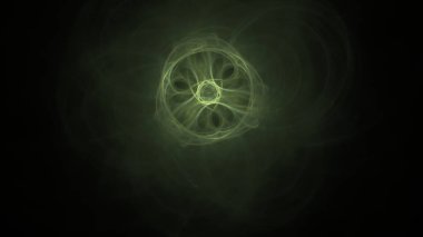 Fantezi kaotik renkli fraktal desen. Soyut Fraktal şekiller. 3D render resimde arka plan veya duvar kağıdı.