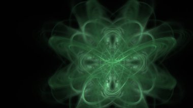 Fantezi kaotik renkli fraktal desen. Soyut Fraktal şekiller. 3D render resimde arka plan veya duvar kağıdı.