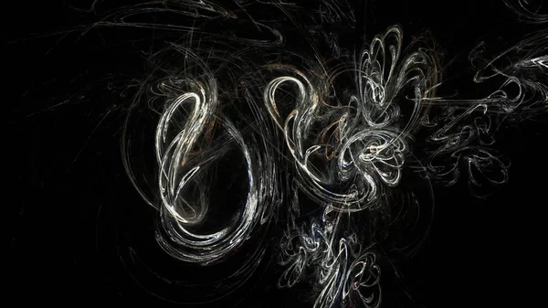 Fantezi kaotik renkli fraktal desen. Soyut Fraktal şekiller. 3D render resimde arka plan veya duvar kağıdı.