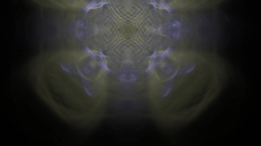 Fantezi kaotik renkli fraktal desen. Soyut Fraktal şekiller. 3D render resimde arka plan veya duvar kağıdı.