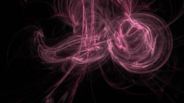 Fantezi kaotik renkli fraktal desen. Soyut Fraktal şekiller. 3D render resimde arka plan veya duvar kağıdı.