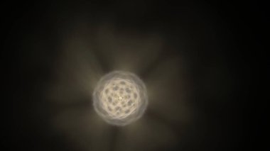 Fantezi kaotik renkli fraktal desen. Soyut Fraktal şekiller. 3D render resimde arka plan veya duvar kağıdı.