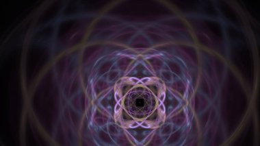 Fantezi kaotik renkli fraktal desen. Soyut Fraktal şekiller. 3D render resimde arka plan veya duvar kağıdı.