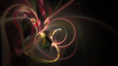 Fantezi kaotik renkli fraktal desen. Soyut Fraktal şekiller. 3D render resimde arka plan veya duvar kağıdı.