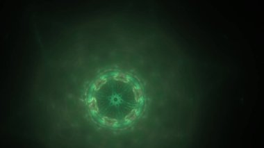 Fantezi kaotik renkli fraktal desen. Soyut Fraktal şekiller. 3D render resimde arka plan veya duvar kağıdı.