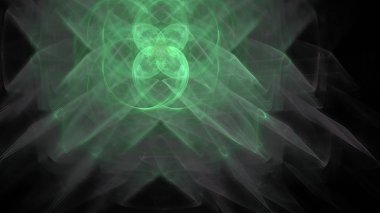 Fantezi kaotik renkli fraktal desen. Soyut Fraktal şekiller. 3D render resimde arka plan veya duvar kağıdı.