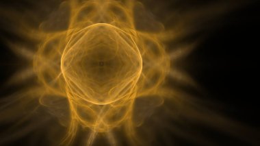 Fantezi kaotik renkli fraktal desen. Soyut Fraktal şekiller. 3D render resimde arka plan veya duvar kağıdı.