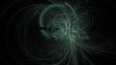 Fantezi kaotik renkli fraktal desen. Soyut Fraktal şekiller. 3D render resimde arka plan veya duvar kağıdı.