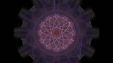 Fantezi kaotik renkli fraktal desen. Soyut Fraktal şekiller. 3D render resimde arka plan veya duvar kağıdı.