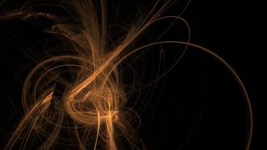 Fantezi kaotik renkli fraktal desen. Soyut Fraktal şekiller. 3D render resimde arka plan veya duvar kağıdı.