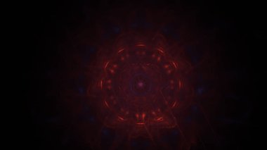 Fantezi kaotik renkli fraktal desen. Soyut Fraktal şekiller. 3D render resimde arka plan veya duvar kağıdı.