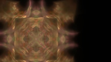 Fantezi kaotik renkli fraktal desen. Soyut Fraktal şekiller. 3D render resimde arka plan veya duvar kağıdı.