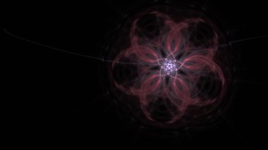 Fantezi kaotik renkli fraktal desen. Soyut Fraktal şekiller. 3D render resimde arka plan veya duvar kağıdı.