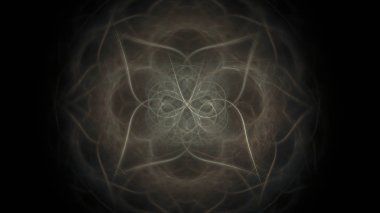 Fantezi kaotik renkli fraktal desen. Soyut Fraktal şekiller. 3D render resimde arka plan veya duvar kağıdı.