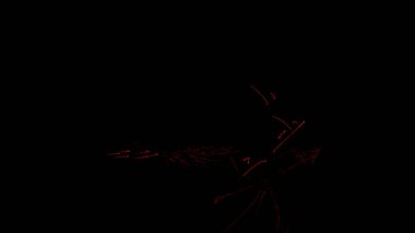 Fantezi kaotik renkli fraktal desen. Soyut Fraktal şekiller. 3D render resimde arka plan veya duvar kağıdı.