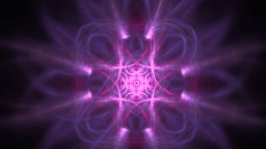 Fantezi kaotik renkli fraktal desen. Soyut Fraktal şekiller. 3D render resimde arka plan veya duvar kağıdı.