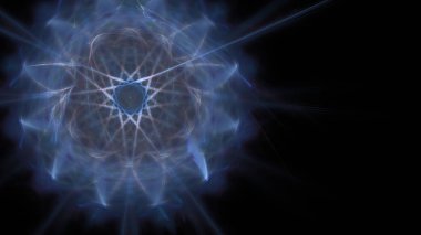 Fantezi kaotik renkli fraktal desen. Soyut Fraktal şekiller. 3D render resimde arka plan veya duvar kağıdı.