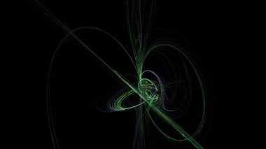 Fantezi kaotik renkli fraktal desen. Soyut Fraktal şekiller. 3D render resimde arka plan veya duvar kağıdı.