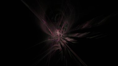 Fantezi kaotik renkli fraktal desen. Soyut Fraktal şekiller. 3D render resimde arka plan veya duvar kağıdı.