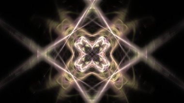 Fantezi kaotik renkli fraktal desen. Soyut Fraktal şekiller. 3D render resimde arka plan veya duvar kağıdı.