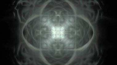 Fantezi kaotik renkli fraktal desen. Soyut Fraktal şekiller. 3D render resimde arka plan veya duvar kağıdı.