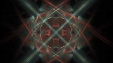 Fantezi kaotik renkli fraktal desen. Soyut Fraktal şekiller. 3D render resimde arka plan veya duvar kağıdı.