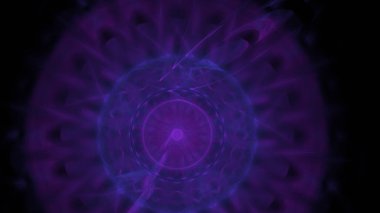 Fantezi kaotik renkli fraktal desen. Soyut Fraktal şekiller. 3D render resimde arka plan veya duvar kağıdı.