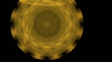 Fantezi kaotik renkli fraktal desen. Soyut Fraktal şekiller. 3D render resimde arka plan veya duvar kağıdı.