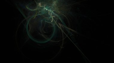 Fantezi kaotik renkli fraktal desen. Soyut Fraktal şekiller. 3D render resimde arka plan veya duvar kağıdı.