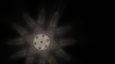 Fantezi kaotik renkli fraktal desen. Soyut Fraktal şekiller. 3D render resimde arka plan veya duvar kağıdı.