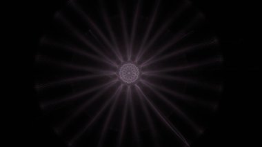 Fantezi kaotik renkli fraktal desen. Soyut Fraktal şekiller. 3D render resimde arka plan veya duvar kağıdı.