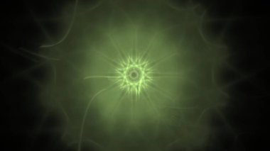 Fantezi kaotik renkli fraktal desen. Soyut Fraktal şekiller. 3D render resimde arka plan veya duvar kağıdı.